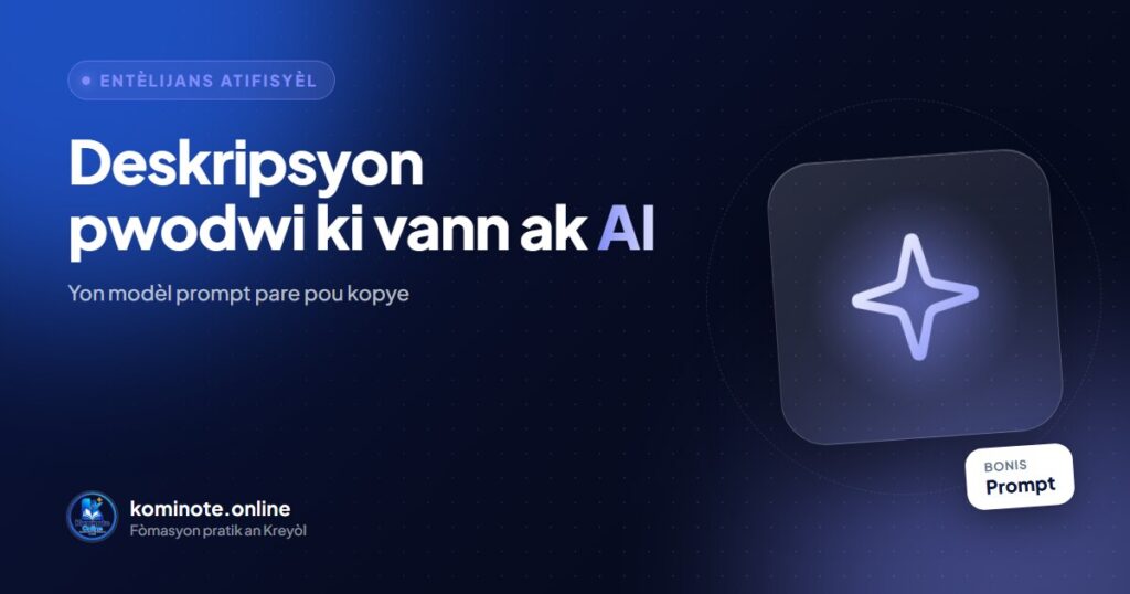 Deskripsyon pwodwi ak AI: 5 etap pou w ekri yo ak ChatGPT